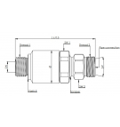 Swivel Krüger AG 1/4 "M16x1.5 - 10L